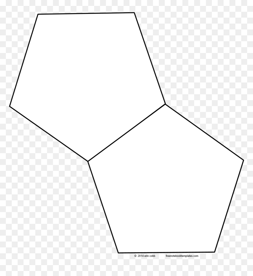 Paper, HD Png Download - pentagon shape png