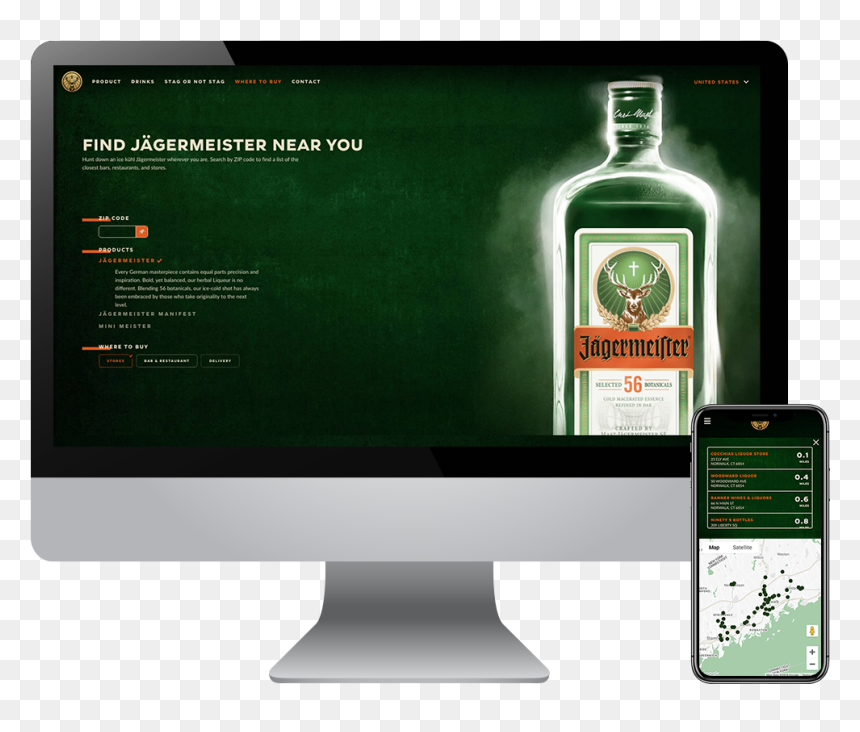 Jagermeister Custom Store Locator - Jägermeister, HD Png Download - jagermeister png