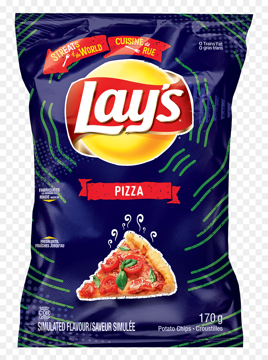 Lay"s® Pizza Flavour Potato Chips - Pizza Lays Chips, HD Png Download - lays png