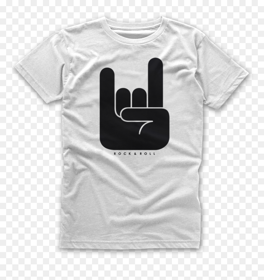 Rock Hand Sign Wht - Coil T Sgirt Vape, HD Png Download - rock hand png