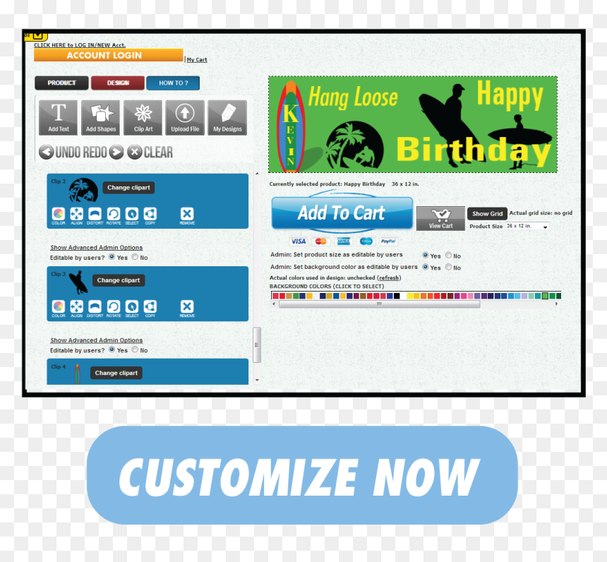 Hang Loose Happy Birthday Banner - Portable Network Graphics, HD Png Download - hang loose png