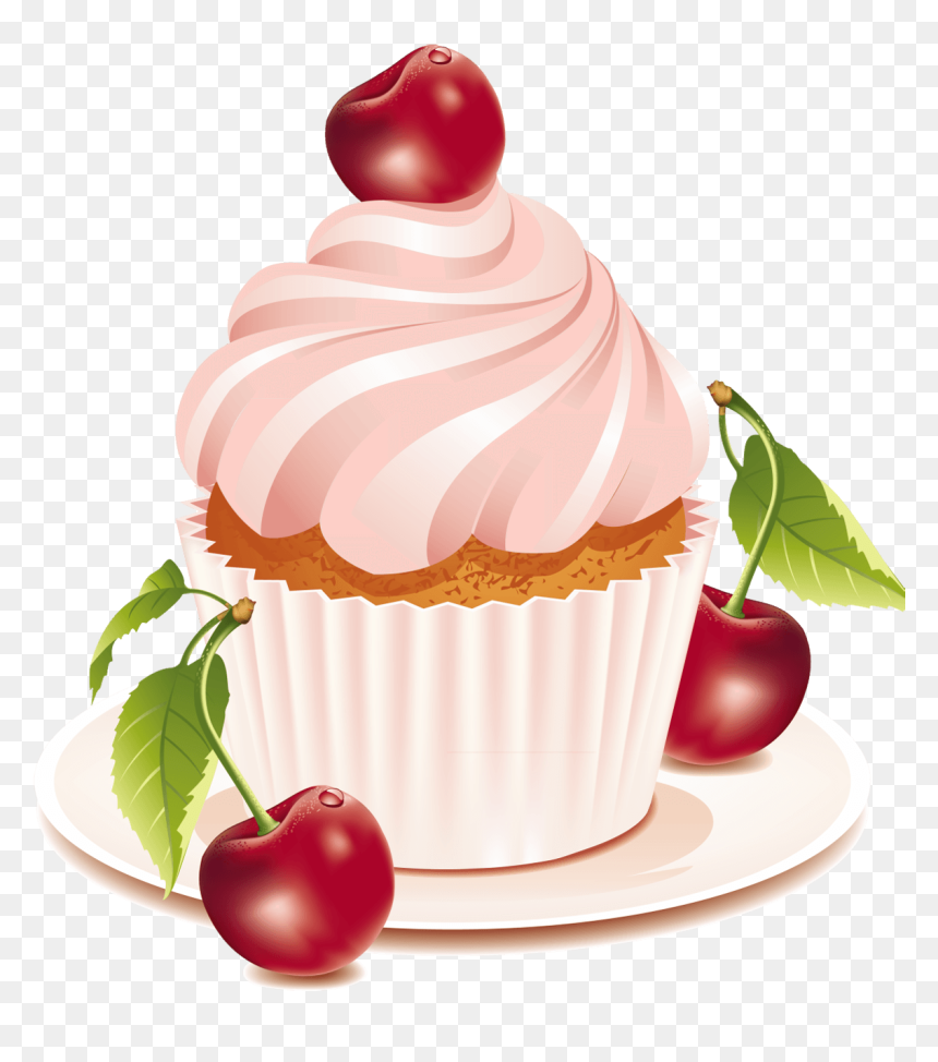 Cherry Cake Png Clipart - Cherry Cake Clipart, Transparent Png - cherry clipart png