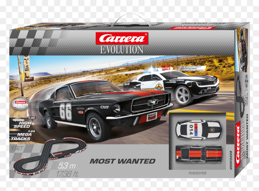 Carrera Evolution Most Wanted, HD Png Download - most wanted png