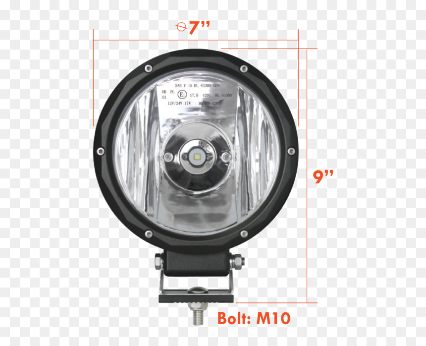 Hella Valuefit 7 Driving Light, HD Png Download - flash effect png