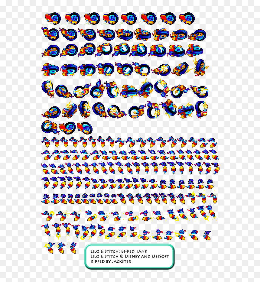 Lilo And Stitch - Lilo And Stitch Sprites, HD Png Download - disney stitch png