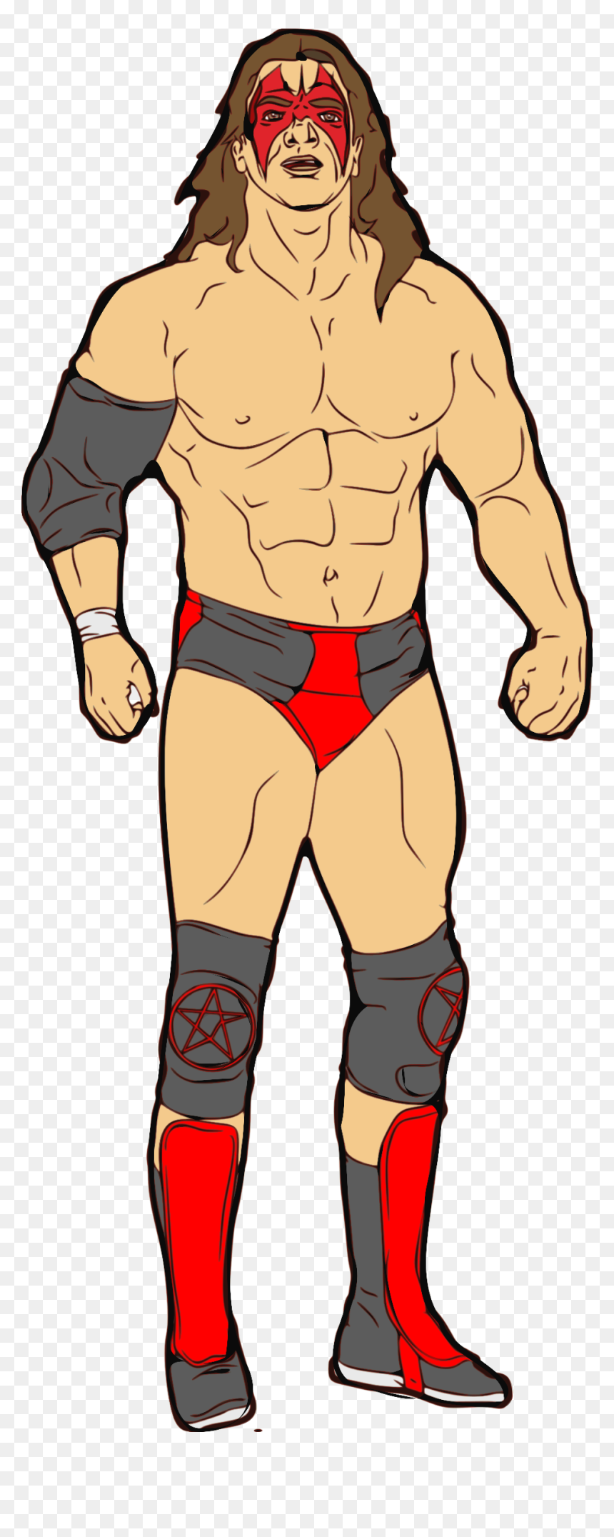 Wrestling Wrestler Clipart Biezumd 2 Clipartpost Png - Wrestler Clipart, Transparent Png - lucha mask png