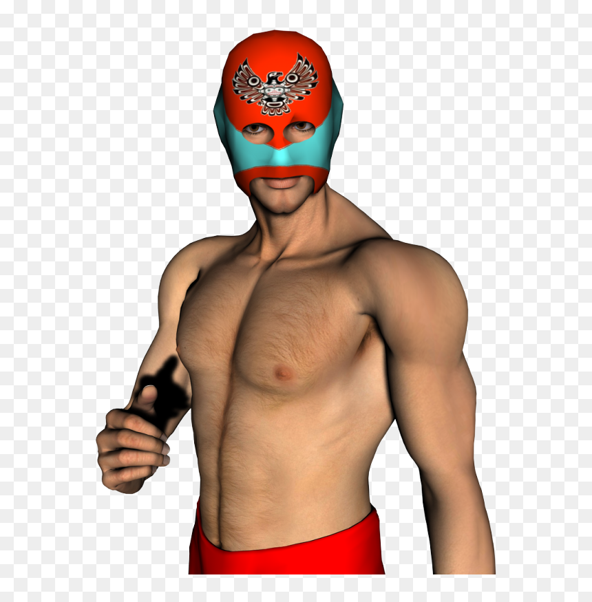 Barechested, HD Png Download - lucha mask png