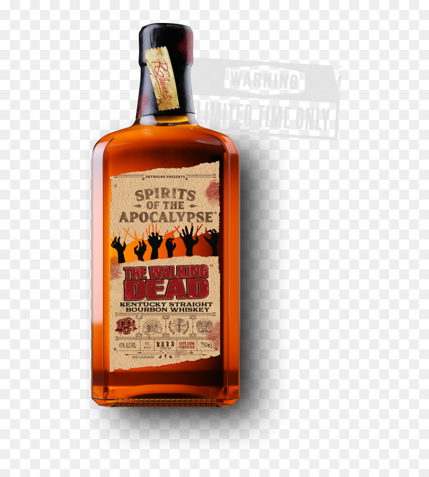 Walking Dead Bourbon, HD Png Download - scotch glass png