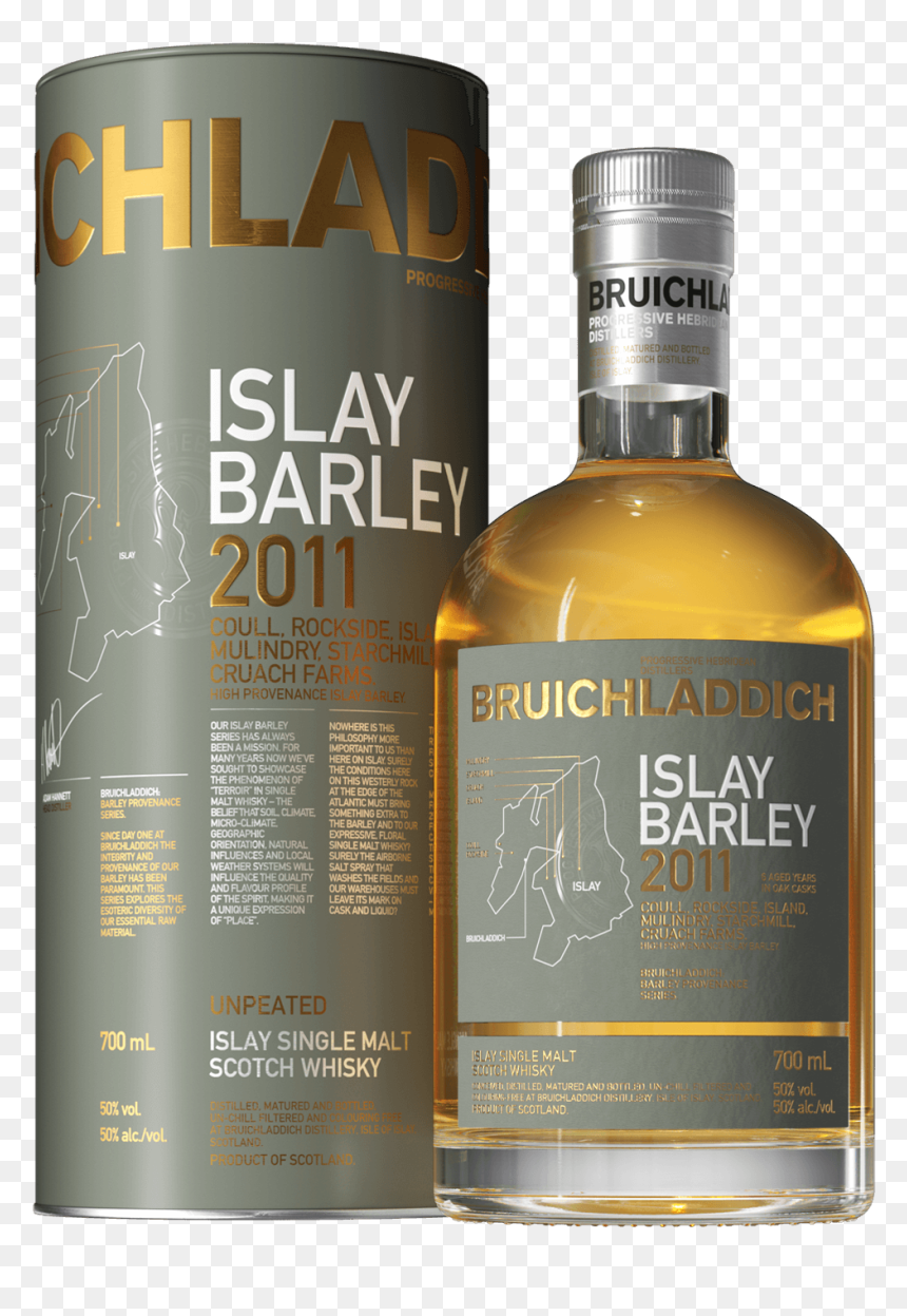 Bruichladdich Islay Barley 2011, HD Png Download - scotch glass png