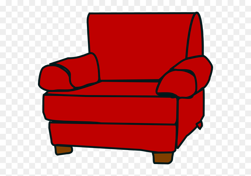 Armchair Clip Art At - Armchair Clipart, HD Png Download - chair clipart png
