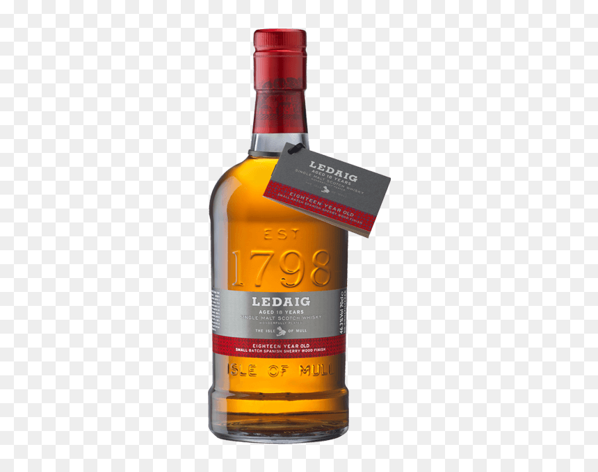 Ledaig 18 Year Old Single Malt Scotch Whisky, HD Png Download - scotch glass png