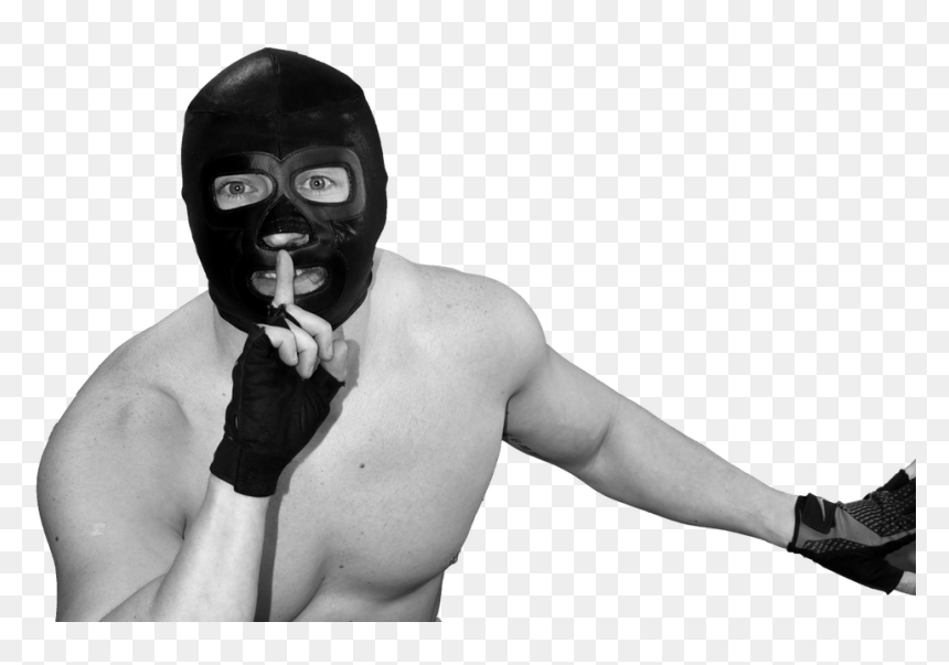 Monochrome, HD Png Download - lucha mask png