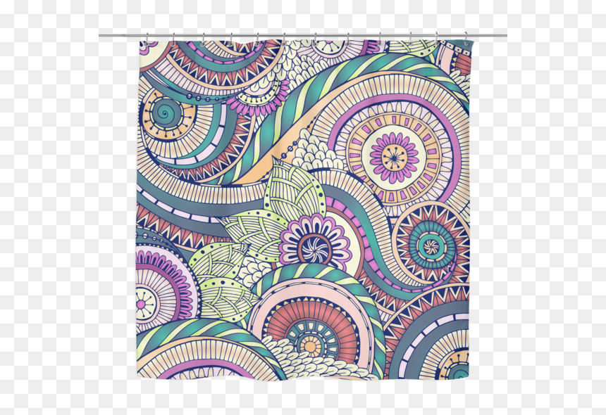 Paisley, HD Png Download - colorful swirls png