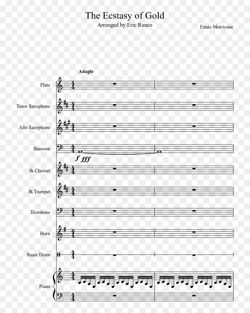 Clip Art Metallica Ecstacy Of Gold - Yee Song Alto Sax, HD Png Download - ecstasy png