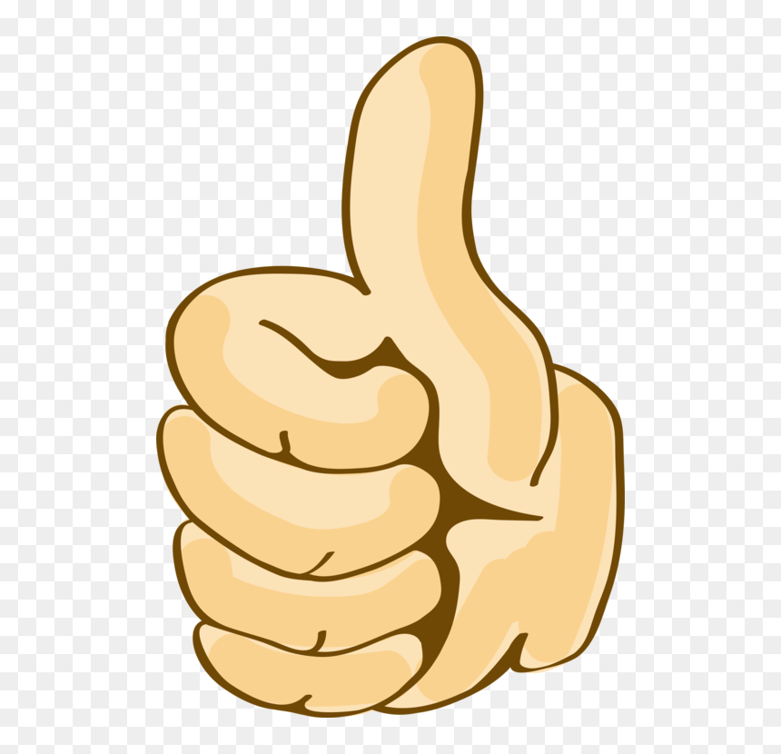 Thumb,food,hand - Positive Clipart Transparent, HD Png Download - thumbs up vector png