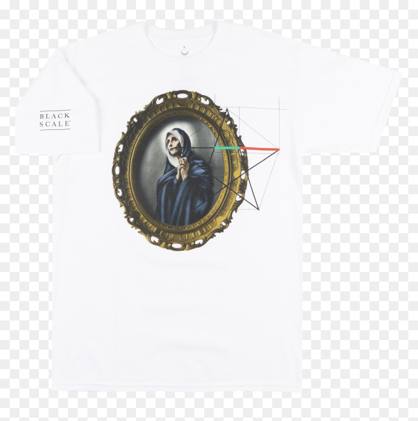 Black Scale Geomary T-shirt Mens Occult Streetwear - Active Shirt, HD Png Download - occult png