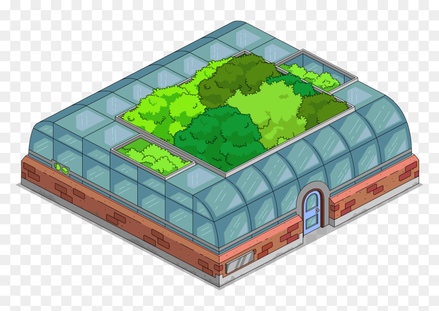 Botanical Garden Simpson Springfield, HD Png Download - house .png