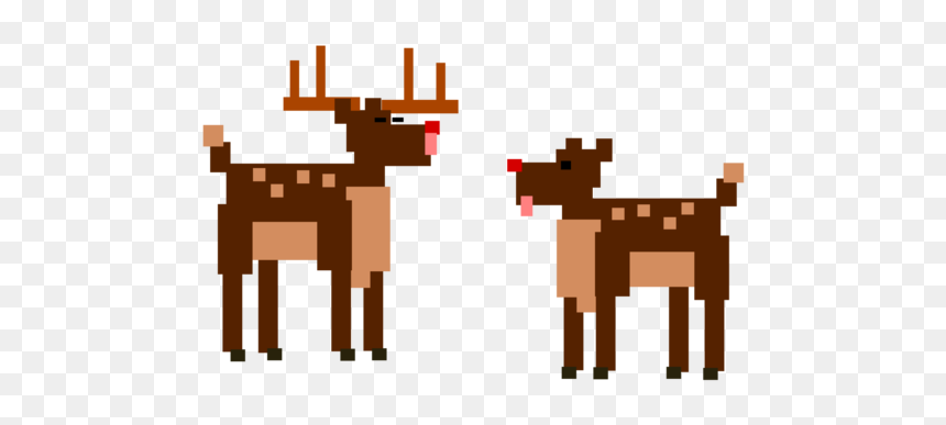 Vertebrate,deer,reindeer - Icon, HD Png Download - reindeer clipart png