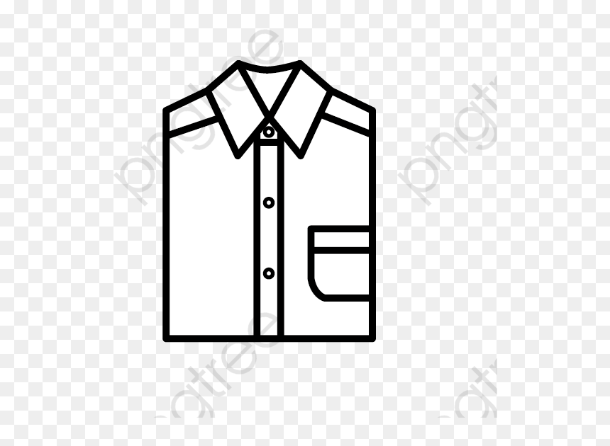 White Shirt Clipart - 衬衫 卡通, HD Png Download - cartoon shirt png