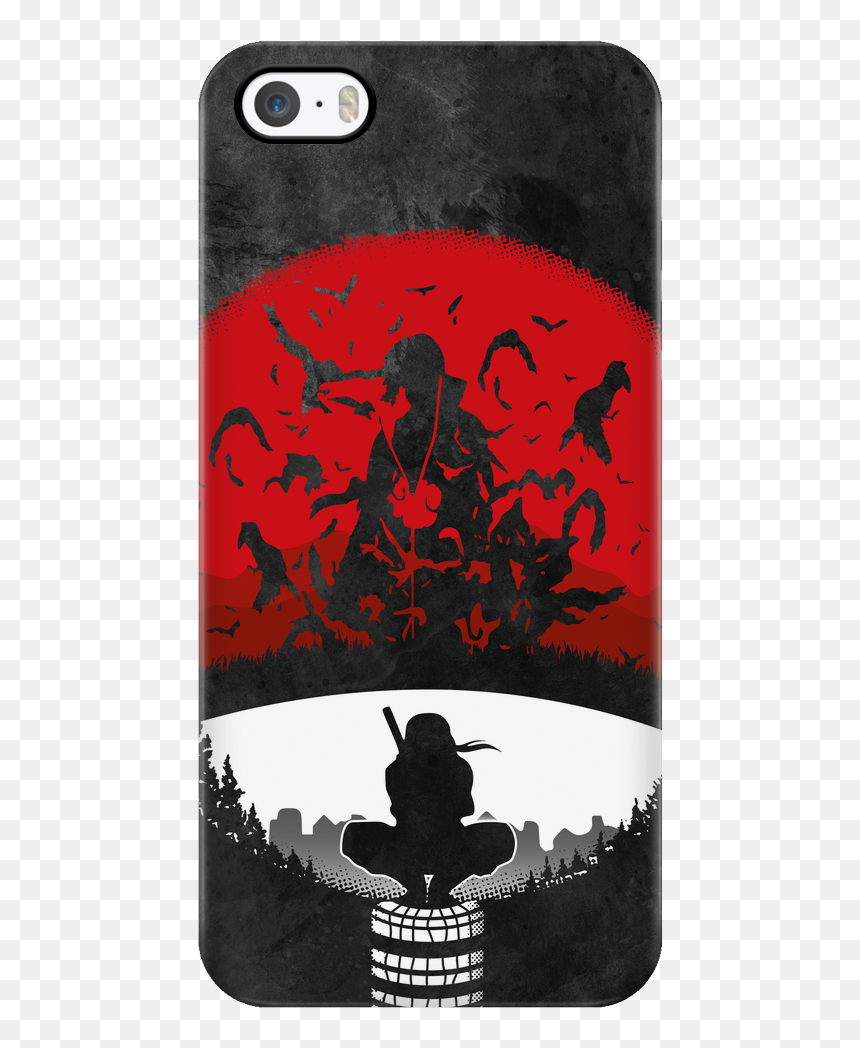 Itachi Red Sun - Naruto Phone Case Itachi, HD Png Download - red sun png