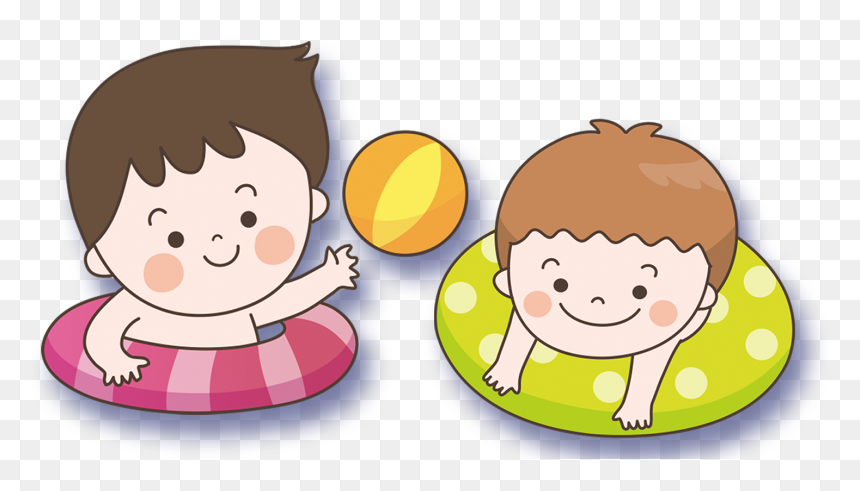 Child Swimming Clipart - Clipart Of Swimming Child, HD Png Download - swimming clipart png