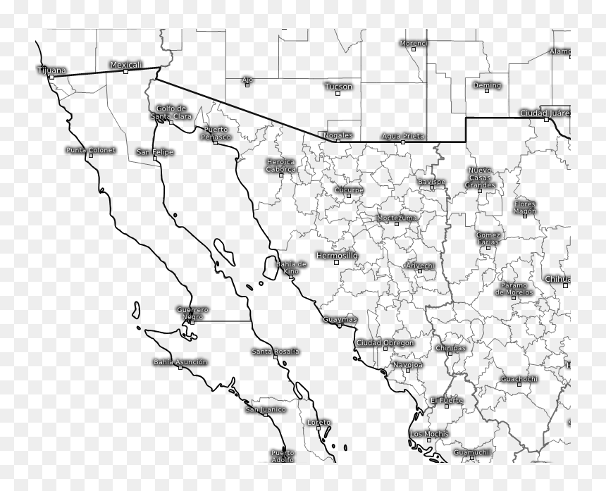 Map, HD Png Download - marcos negros png
