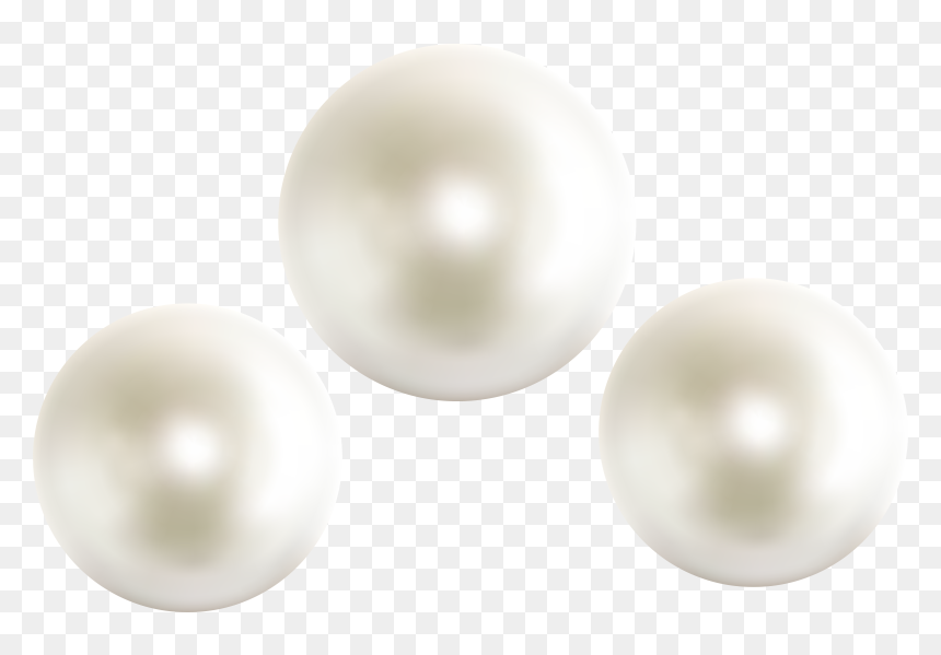 Pearl Clipart Transparent Circle, HD Png Download - moño de luto png