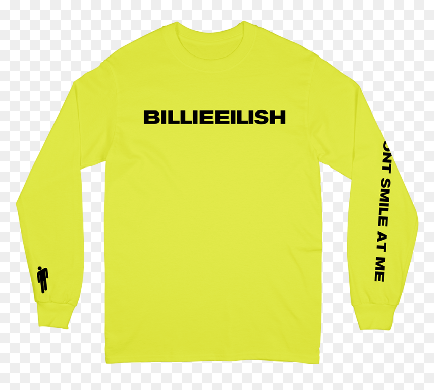 Yellow Long Sleeve Shirt - Long-sleeved T-shirt, HD Png Download - long sleeve shirt png