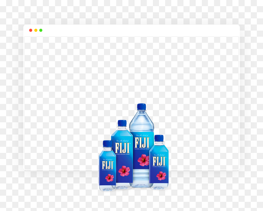 Plastic Bottle, HD Png Download - fiji bottle png