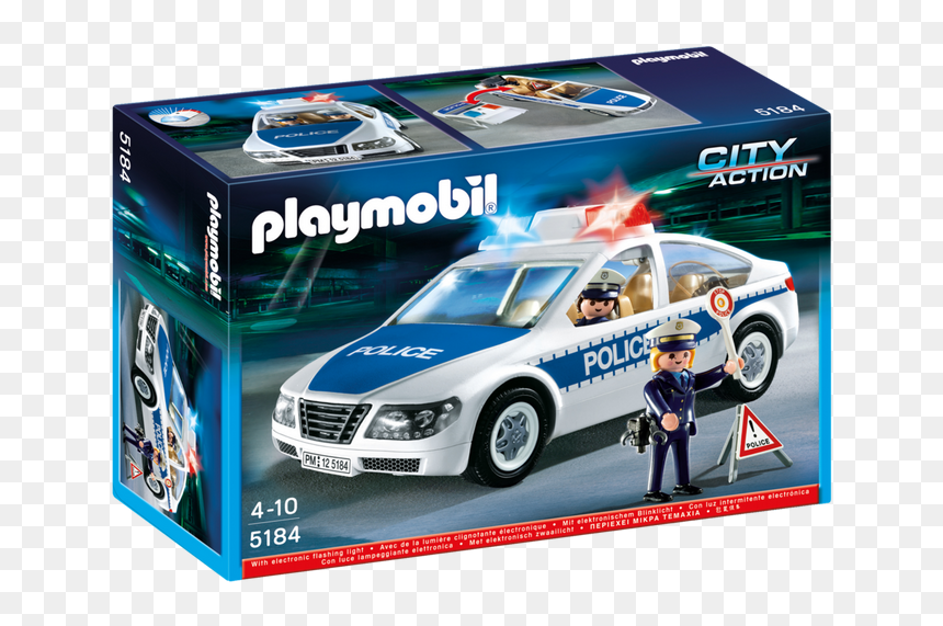 Transparent Flashing Lights Png - Police Playmobil City Action, Png Download - police light png