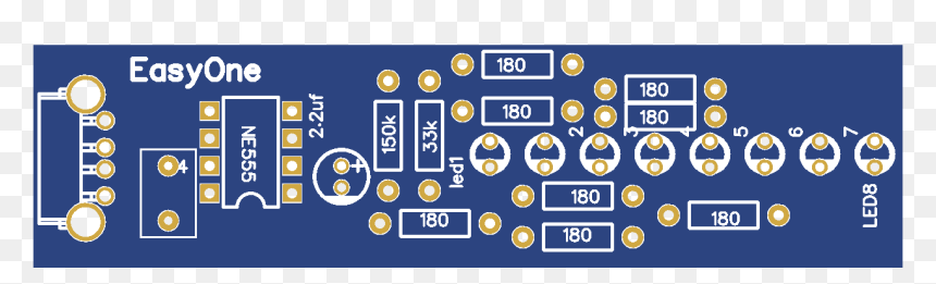 555 Police Light Pcb, HD Png Download - police light png