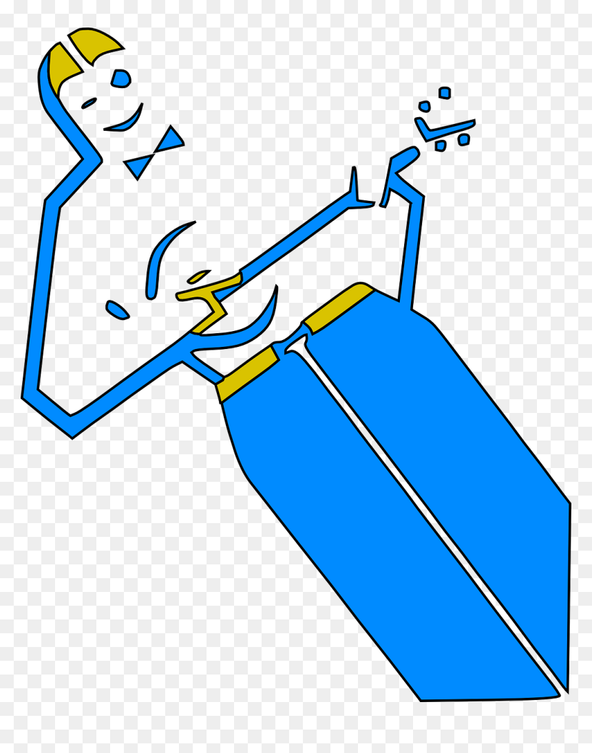 Guitar Cartoon, HD Png Download - cartoon guitar png