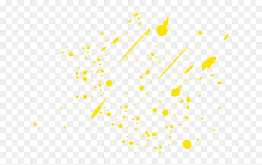 Paint Splatter Clipart - Paint Splatter Png Transparent, Png Download - yellow paint splatter png