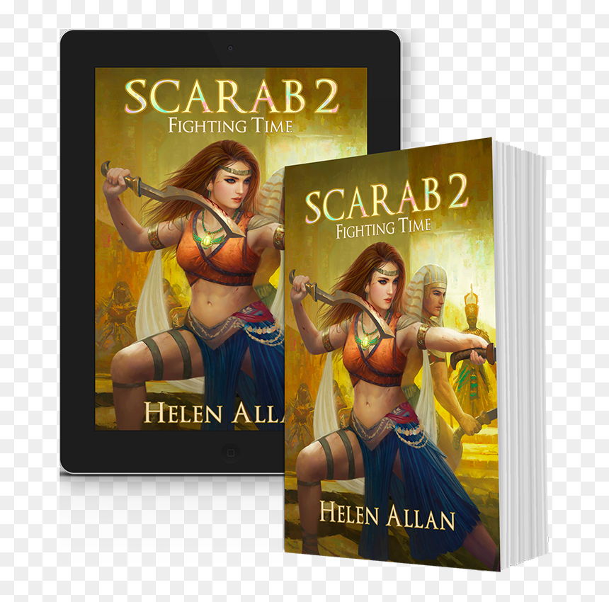 Scarab - Girl, HD Png Download - 3d book png