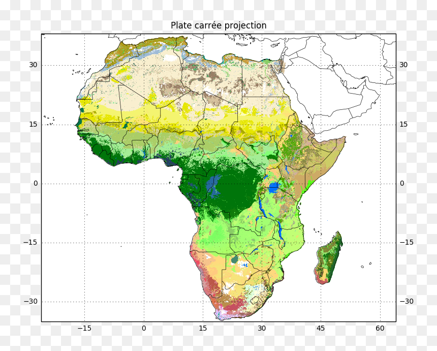 Png - Natural Regions Of Africa, Transparent Png - map of africa png
