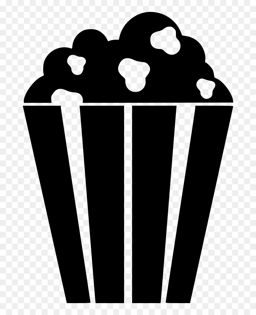 Popcorn Movie Fun Maize Sweet Theatre - Illustration, HD Png Download - popcorn vector png