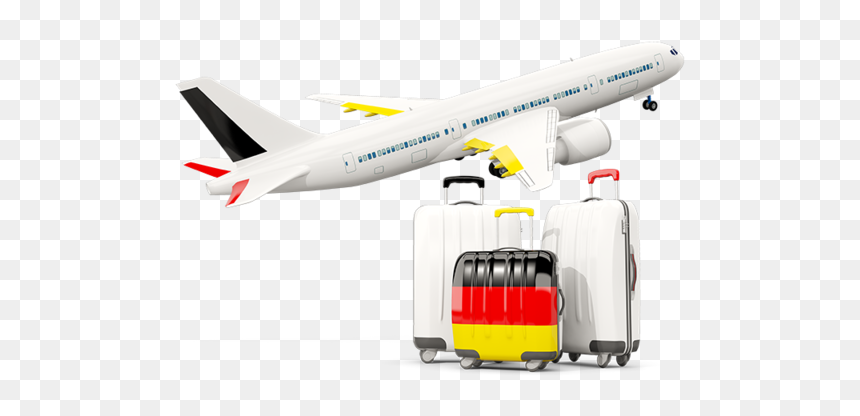 Luggage With Airplane - Vatican Airplane, HD Png Download - png airplane