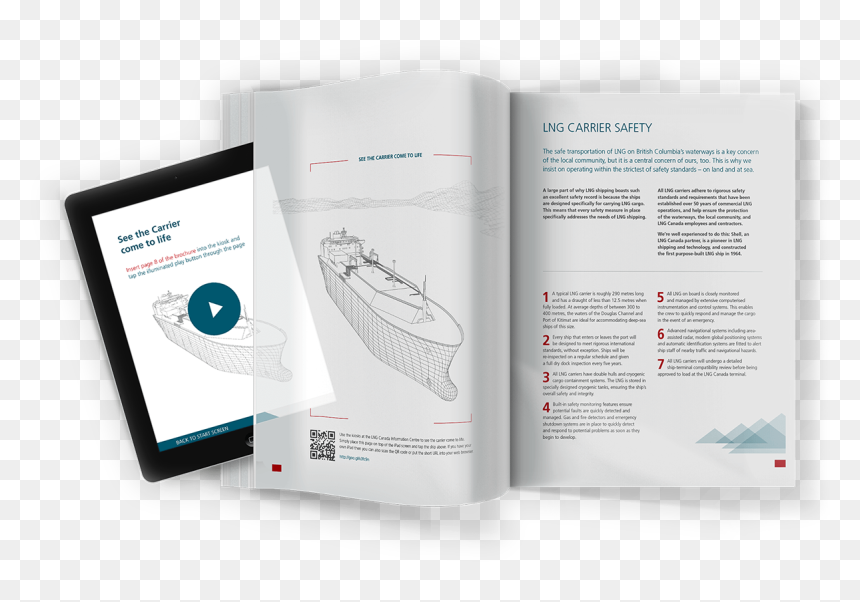 Creative Brochure Design Agency Work For Lng Canada - Brochure, HD Png Download - brochures png