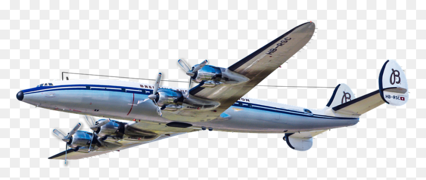 Aircraft, Super Constellation, Isolated, History - Constellation Airplane, HD Png Download - png airplane