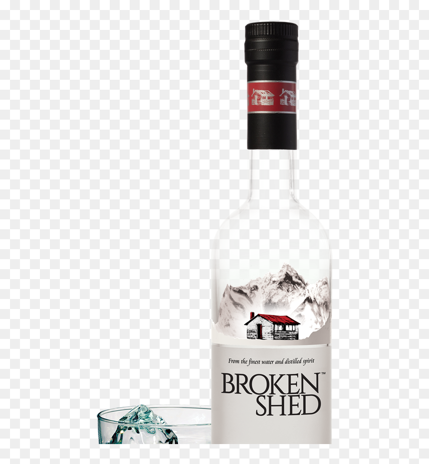 Broken Bottle Png - Broken Shed Vodka, Transparent Png - broken bottle png