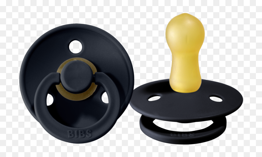 Transparent Baby Pacifier Png - Bibs Pacifier Navy, Png Download - baby pacifier png