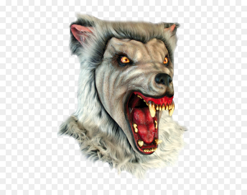 Werewolf Mask Ghoulish Productions, HD Png Download - wolf teeth png
