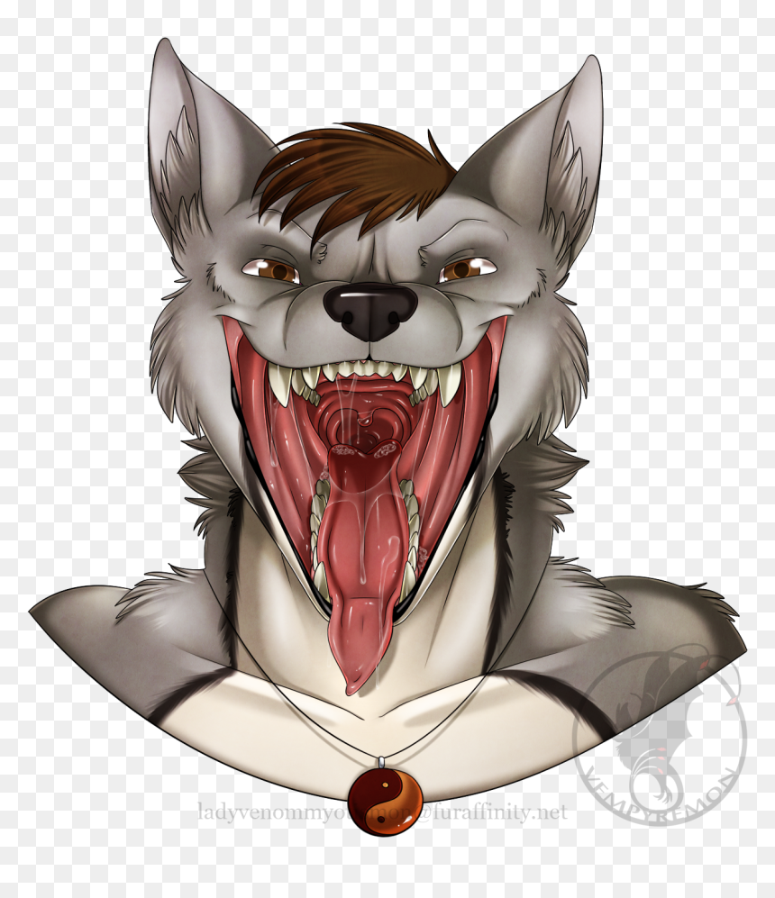 Shio Magwolf - Cartoon, HD Png Download - wolf teeth png