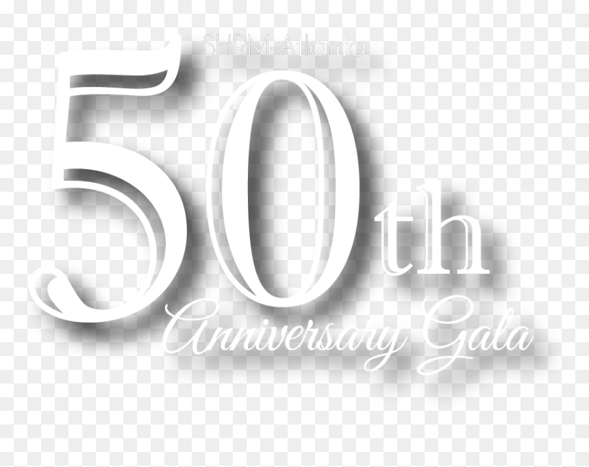 Shrm-atlanta 50th Anniversary Gala - Graphic Design, HD Png Download - 50th png