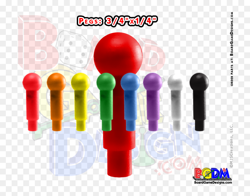 Scoring Pegs, Game Pegs, Tracking For Cribbage Or Other - Game Of Life People, HD Png Download - game pieces png