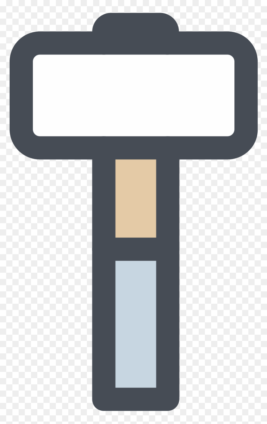 Sledgehammer Icon - Sign, HD Png Download - hammer vector png