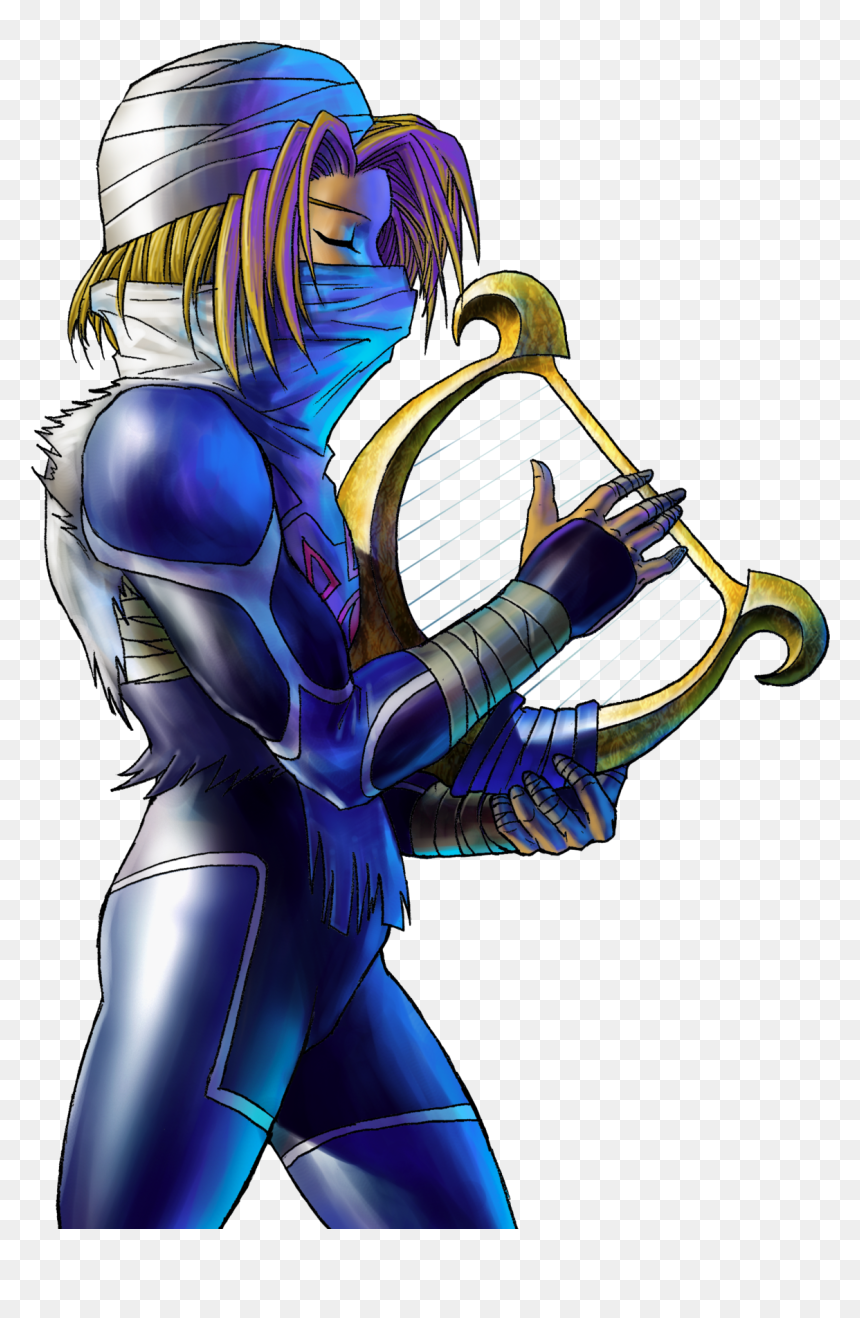 Legend Of Zelda Ocarina Of Time Zelda, HD Png Download - lyre png