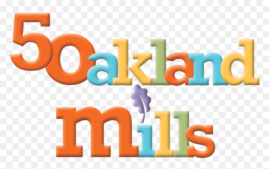 Oakland Mills 50th Birthday Logo Stacked Png - Graphic Design, Transparent Png - 50th png