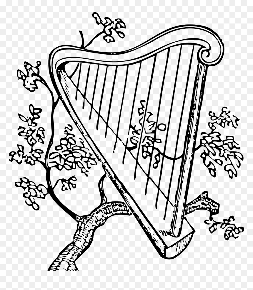 Clipart Harp, HD Png Download - lyre png