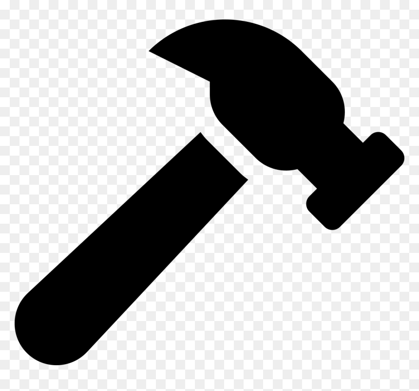 Font Awesome Hammer Png, Transparent Png - hammer vector png